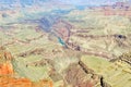 The Colorado River Runs Deep Blue as It Passes Through the Grand Canyon of Arizona