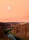 Colorado River Sunset Royalty Free Stock Photo