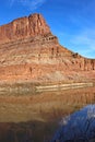 Colorado River Valley, Utah in winter Royalty Free Stock Photo