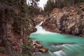 Colorado Rocky Mountain River In Canyon