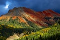 Colorado Rocky Mountains with Autumn Aspens