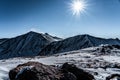 Colorado Rocky Mountains covered in Winter snow. Mt. Cupid, Loveland Pass