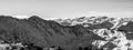 Colorado Rocky Mountains covered in Winter snow. Mt. Cupid, Loveland Pass