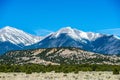 Colorado rocky mountains vista views Royalty Free Stock Photo