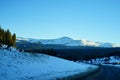 Colorado snow mountain Royalty Free Stock Photo