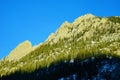 Colorado snow mountain Royalty Free Stock Photo