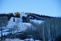 Colorado snow mountain Royalty Free Stock Photo