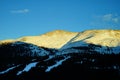 Colorado snow mountain Royalty Free Stock Photo