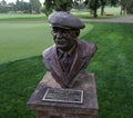 Bust of Donald J. Ross, legendary golf course architect, designed the Broadmoor`s first Golf Course in 1916