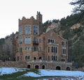 Glen Eyrie - English Tudor Style Castle in Colorado Springs, Colorado Royalty Free Stock Photo