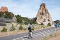 Colorado springs garden of the gods bicycle cyclists adventure travel photography