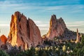 Colorado springs garden of the gods rocky mountains adventure travel photography Royalty Free Stock Photo