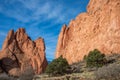 Colorado springs garden of the gods rocky mountains adventure travel photography Royalty Free Stock Photo