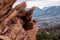 Colorado springs garden of the gods rocky mountains adventure travel photography Royalty Free Stock Photo