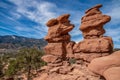 Colorado springs garden of the gods rocky mountains adventure travel photography Royalty Free Stock Photo