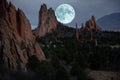 Colorado springs garden of the gods rocky mountains adventure travel photography Royalty Free Stock Photo