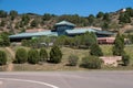 Visitor Center for Garden of the Gods, a landscape of beautiful red rock Royalty Free Stock Photo