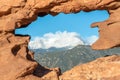 Colorado Springs, Colorado, USA  with Pikes Peak Royalty Free Stock Photo