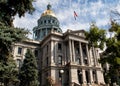 Colorado State Capitol Building in downtown Denver Royalty Free Stock Photo