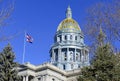 Colorado State Capitol Building, home of the General Assembly, Denver. Royalty Free Stock Photo