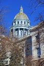 Colorado State Capitol Building, home of the General Assembly, Denver. Royalty Free Stock Photo