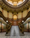 Colorado State Capitol staircase Royalty Free Stock Photo