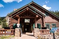 Entrance to the historic Glen Cove Inn along Pikes Peak mountain