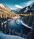 Colorado Winter Landscape Royalty Free Stock Photo