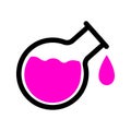 Colorant vector icon. sulfate illustration symbol. additive logo.