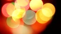 Colored abstract blurred light background in the night. ÃÂ¡lub circular bokeh lights Festive