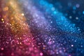 Colored abstract blurred light glitter background .Defocused bokeh light Royalty Free Stock Photo