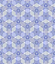 Colored abstract interweave geometric seamless pattern, EPS10. B Royalty Free Stock Photo