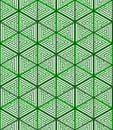 Colored abstract interweave geometric seamless pattern, EPS10. B Royalty Free Stock Photo