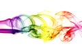 Colored abstract smoke Royalty Free Stock Photo