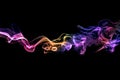 Colored abstract smoke Royalty Free Stock Photo