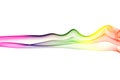 Colored abstract smoke Royalty Free Stock Photo