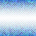 Colored abstract square pattern background - vector illustration from diagonal squares in blue tones Royalty Free Stock Photo