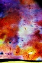 Colored Abstract Textures Extreme Rust closeup Royalty Free Stock Photo