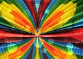 Colored abstraction, rainbow pattern, glow colors Royalty Free Stock Photo