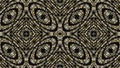 Colored African pattern â Seamless design, silvered white and black colors