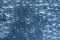 Colored air bubbles in water Royalty Free Stock Photo