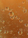 Colored air bubbles in water Royalty Free Stock Photo