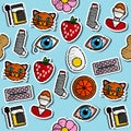 Colored Allergy icon pattern