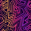 Colored arrow seamless pattern