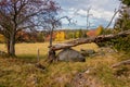 Colored Autumn in beautiful Czech National Park Sumava - Europe