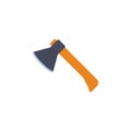 colored ax illustration. Element of construction tools for mobile concept and web apps. Detailed ax illustration can be used for w