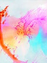 Colored background. created with inks and water. ideal for mobile phones or screens or as a graphic background. Royalty Free Stock Photo