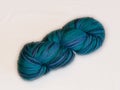 Colored ball of yarn for knitting. Skein of yarn