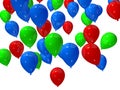 Colored balloons Royalty Free Stock Photo