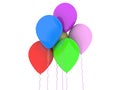 Colored balloons